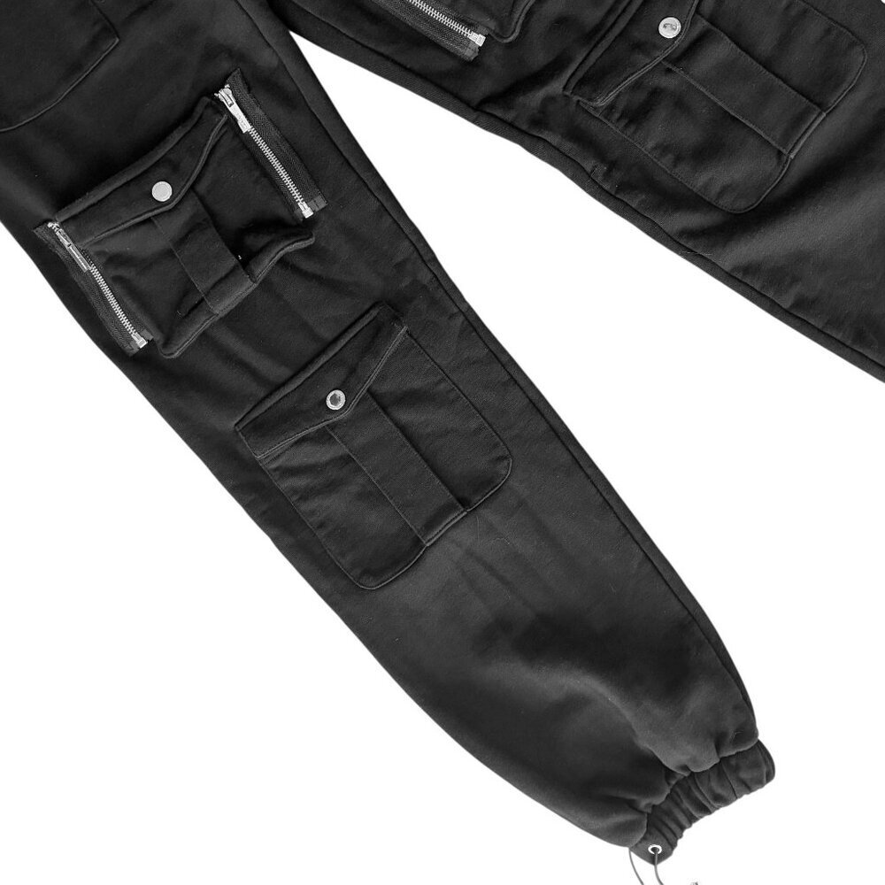 NWOT Manier De Voir Cargo Black Pants - Picture 4 of 11